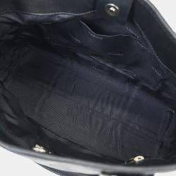 Pre Owned Loewe Black Fusta 30 Tote Bag