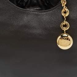 Pre Owned Loewe Squeeze Small Choco Brown Leather Shoulder Bag