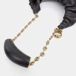 مملوكة مسبقًا Loewe Brown Leather Squeeze Bag Small