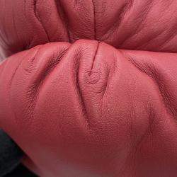 Pre Owned Loewe Puffer Goya Shoulder Bag Pink Lambskin