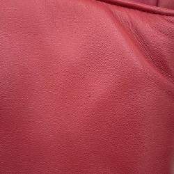 Pre Owned Loewe Puffer Goya Shoulder Bag Pink Lambskin