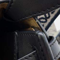 مملوكة مسبقًا حقيبة كتف لويفي جيت دوال جلد أسود صغيرة