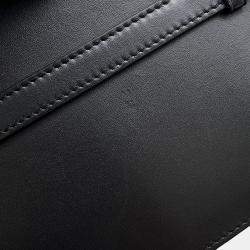 مملوكة مسبقًا حقيبة كتف لويفي جيت دوال جلد أسود صغيرة