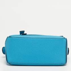 مملوكة مسبقًا حقيبة كتف لويفي جلد أحمر قرمزي ميني لغز