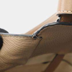 مملوكة مسبقًا Loewe Hammock Small Drawstring Shoulder Hand Bag Leather Beige Brown