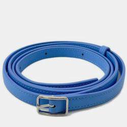 مملوكة مسبقًا Loewe Blue Small Leather Goya Crossbody