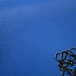 مملوكة مسبقًا Loewe Blue Small Leather Goya Crossbody