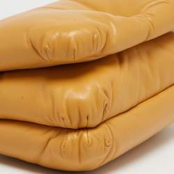 Pre Owned Loewe Puffer Goya Mustard Leather Shoulder Bag