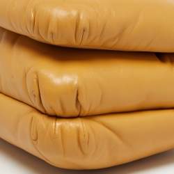 Pre Owned Loewe Puffer Goya Mustard Leather Shoulder Bag