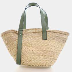 مملوكة مسبقًا Loewe Medium Raffia Basket