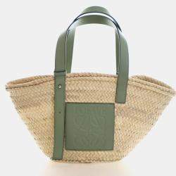 مملوكة مسبقًا Loewe Medium Raffia Basket