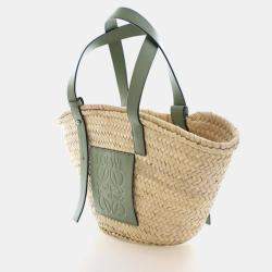 مملوكة مسبقًا Loewe Medium Raffia Basket