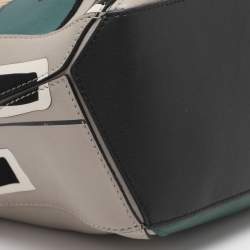 مملوكة مسبقًا Loewe Puzzle 10 Ken Price Re-edition Multicolor Leather Shoulder Bag