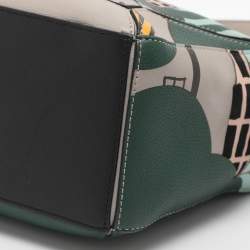 مملوكة مسبقًا Loewe Puzzle 10 Ken Price Re-edition Multicolor Leather Shoulder Bag