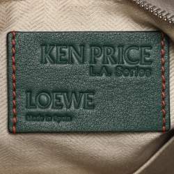 مملوكة مسبقًا Loewe Puzzle 10 Ken Price Re-edition Multicolor Leather Shoulder Bag
