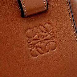 مملوكة مسبقًا حقيبة يد لويفي هاموك جلد بني حجم صغير