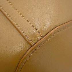 Pre Owned حقيبة دلو لويفي بابل جلد عجل ناعم بلون البلوط حجم متوسط