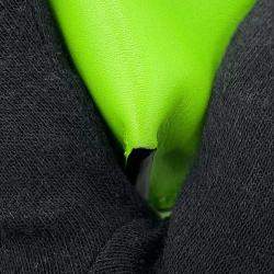 Pre Owned حقيبة لويفي فلمنكو نوت كتف جلد أخضر بقري بحجم صغير