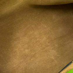 Pre Owned حقيبة لويفي فلمنكو نوت كتف جلد أخضر بقري بحجم صغير