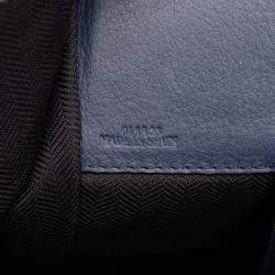 Pre Owned Loewe Red Medium Stripes Canvas and Leather Hammock Satchel