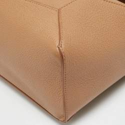 مملوكة مسبقًا Loewe Puzzle Small Beige Leather Shoulder Bag