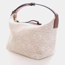 Pre Owned Loewe Canvas Cubi Anagram Bag