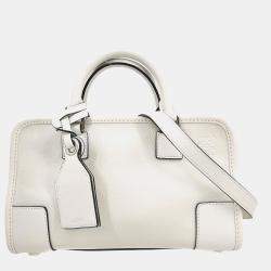 مملوكة مسبقًا Loewe White Amazona 23 Handbag