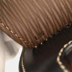 مملوكة مسبقًا Loewe Velazquez Black Brown Leather Top Handle Bag