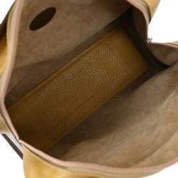 Pre Owned Loewe Beige Leather Handbag