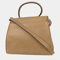 مملوكة مسبقًا Loewe 2Way Beige Leather Top Handle Bag