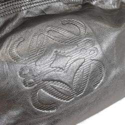 Pre Owned حقيبة يد لويس جلد نابا فضي معدني