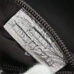 Pre Owned حقيبة يد لويس جلد نابا فضي معدني