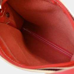 Pre Owned Loewe Red Leather Shoulder Bag