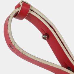 Pre Owned Loewe Red Leather Shoulder Bag