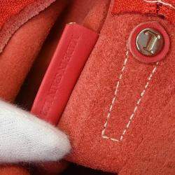 Pre Owned Loewe Red Leather Shoulder Bag