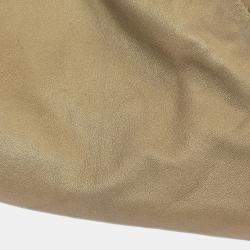 Pre Owned Loewe Gold Lambskin Nappa Aire Handbag