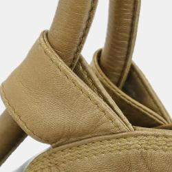 Pre Owned Loewe Gold Lambskin Nappa Aire Handbag