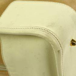 Pre Owned حقيبة يد من جلد سويدي بني لويفي