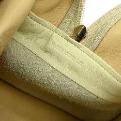 Pre Owned حقيبة يد من جلد سويدي بني لويفي