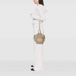 مملوكة مسبقًا Loewe Brown Small Leather Hammock Satchel