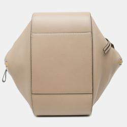 مملوكة مسبقًا Loewe Brown Small Leather Hammock Satchel