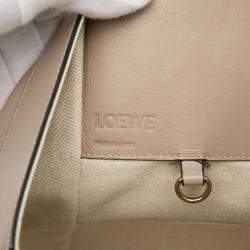 مملوكة مسبقًا Loewe Brown Small Leather Hammock Satchel