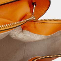 مملوكة مسبقًا Loewe Orange Calfskin Puzzle Hobo