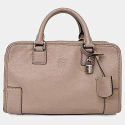 مملوكة مسبقًا Loewe 2013 Taupe Leather Amazona 23 Bag with Strap
