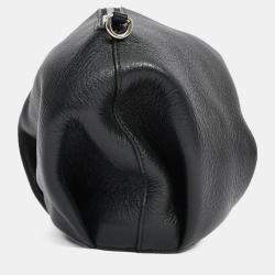 مملوكة مسبقًا Loewe Black Leather Elephant Bag with Strap