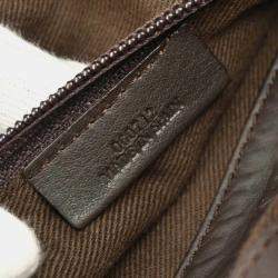 Pre Owned Loewe Black Suede Amazona Handbag