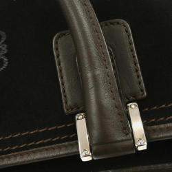 Pre Owned Loewe Black Suede Amazona Handbag