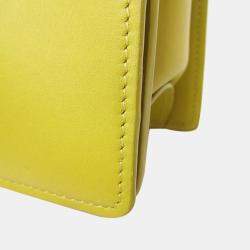 مملوكة مسبقًا Loewe Yellow Small Leather Barcelona Crossbody
