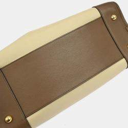 Pre Owned حقيبة لويفي أمازونا 36 بيضاء فاتحة