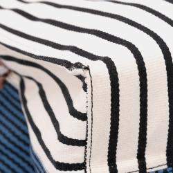 مملوكة مسبقًا Loewe Red Paulas Ibiza Large Canvas Stripes Cushion Tote